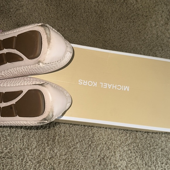 Pink Snake Pattern Michael Kors Flats - Picture 5 of 5